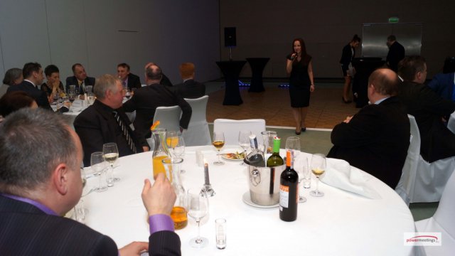 Uroczysta kolacja podczas III edycji Forum Biomasy powermeetings.eu, Łódź, 2014 