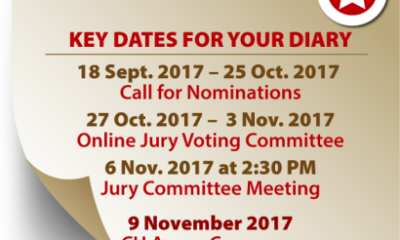 Online voting starts on 30 October 2017!