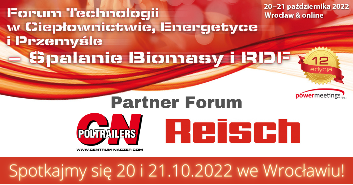 Centrum Naczep POLTRAILERS Partnerem XII jesiennego Forum Biomasy i RDF