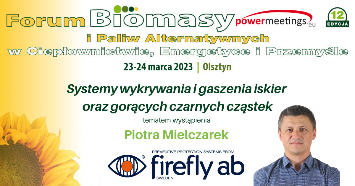 Firma Firefly AB Partnerem XII Forum Biomasy i RDF w Olsztynie