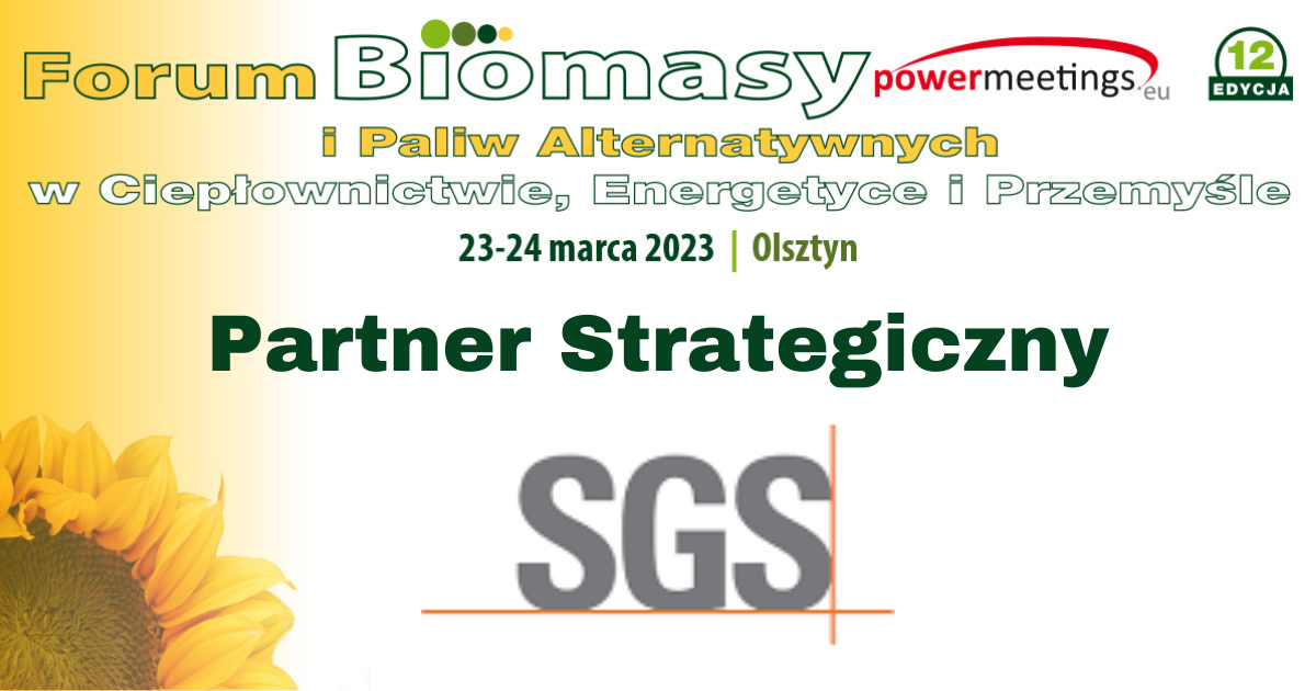 SGS Polska Partnerem Strategicznym XII Forum Biomasy i RDF w Olsztynie